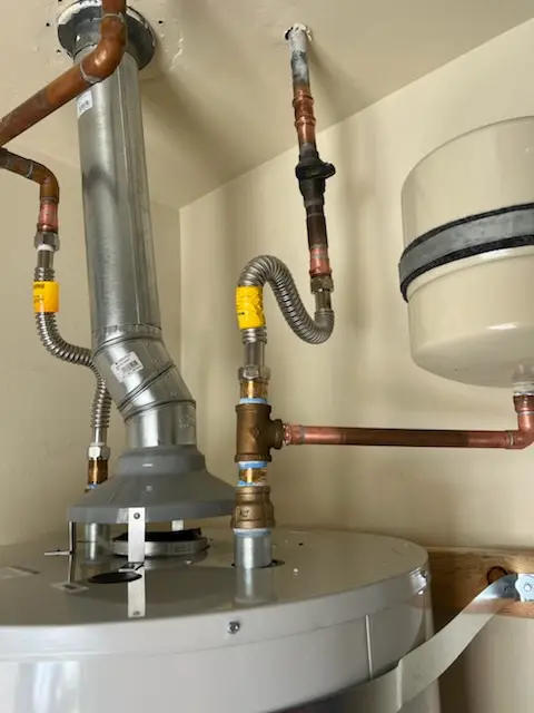 Water heater installation and plumbing repair in Sunset
