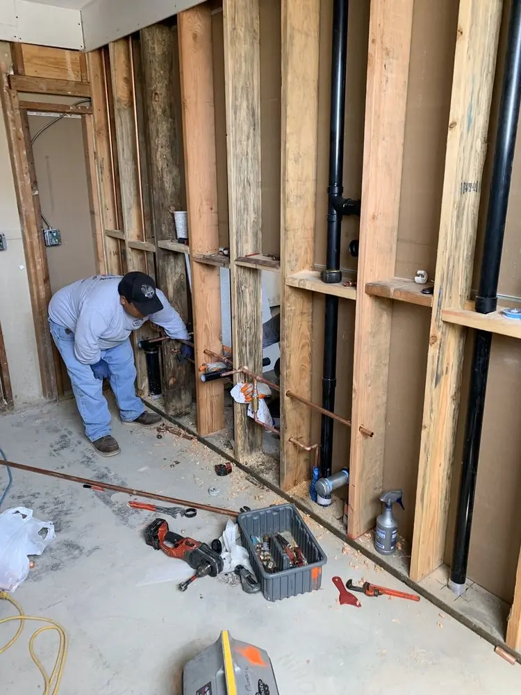 Commercial rough-in plumbing for Gas Line Repair in Sunset